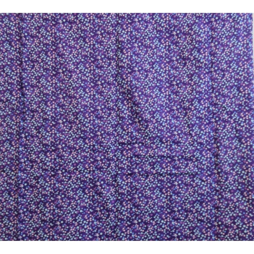 Fabric Confetti Pink Blue Purple Polka Dots Purple Background 44" x 2 yards